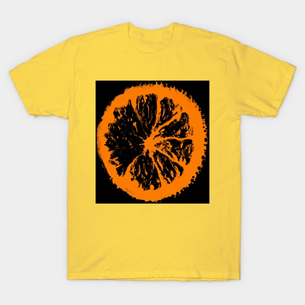 Orange Outburst T-Shirt by David Lichtneker